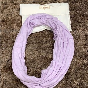 J Brand Purple Infinity Scarf